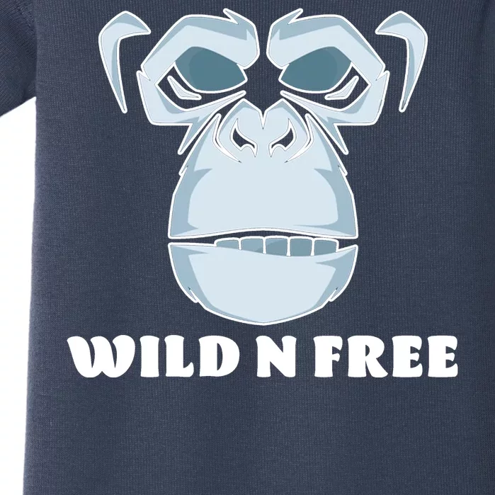 Wild N Free Monkey Baby Bodysuit