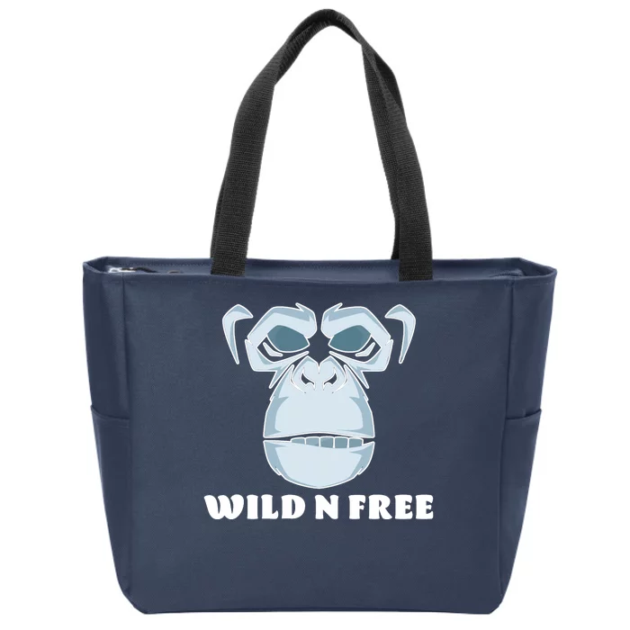 Wild N Free Monkey Zip Tote Bag