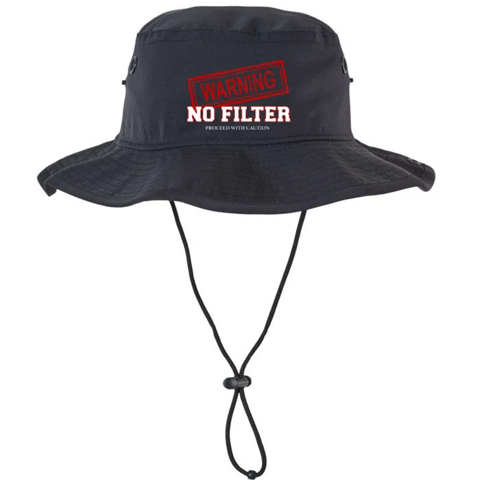 Warning No Filter Proceed With Caution Legacy Cool Fit Booney Bucket Hat