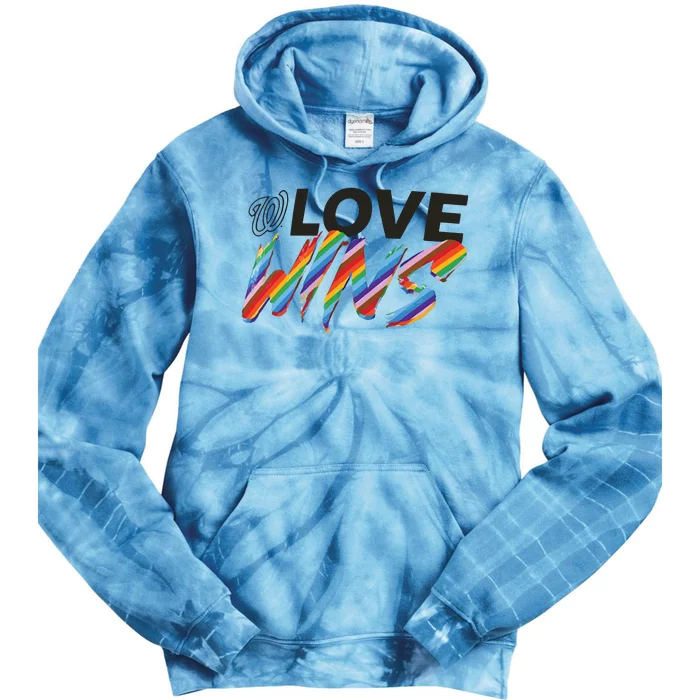 Washington Nationals Fanatics Branded Love Wins Tie Dye Hoodie