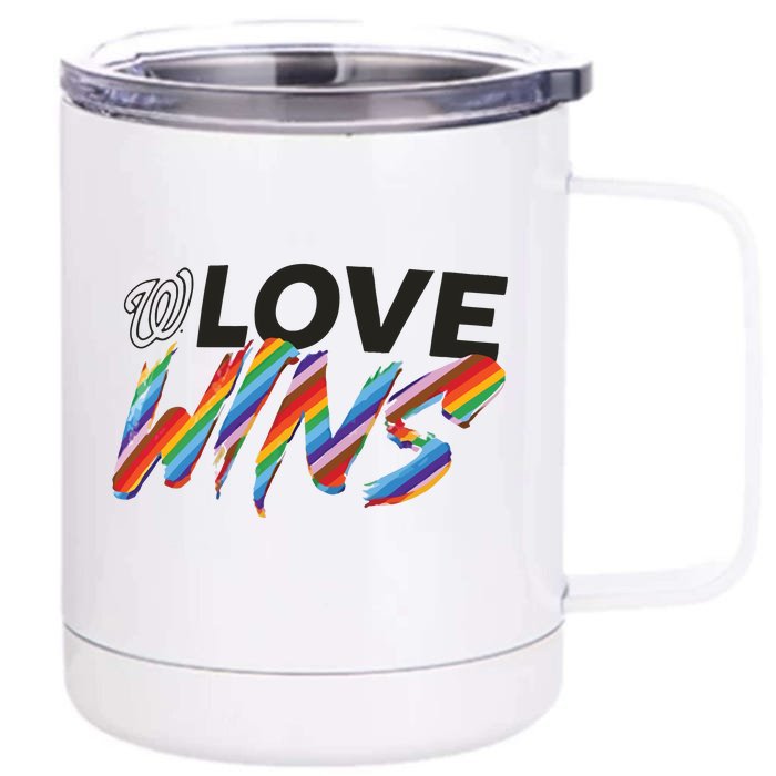 Washington Nationals Fanatics Branded Love Wins Front & Back 12oz Stainless Steel Tumbler Cup