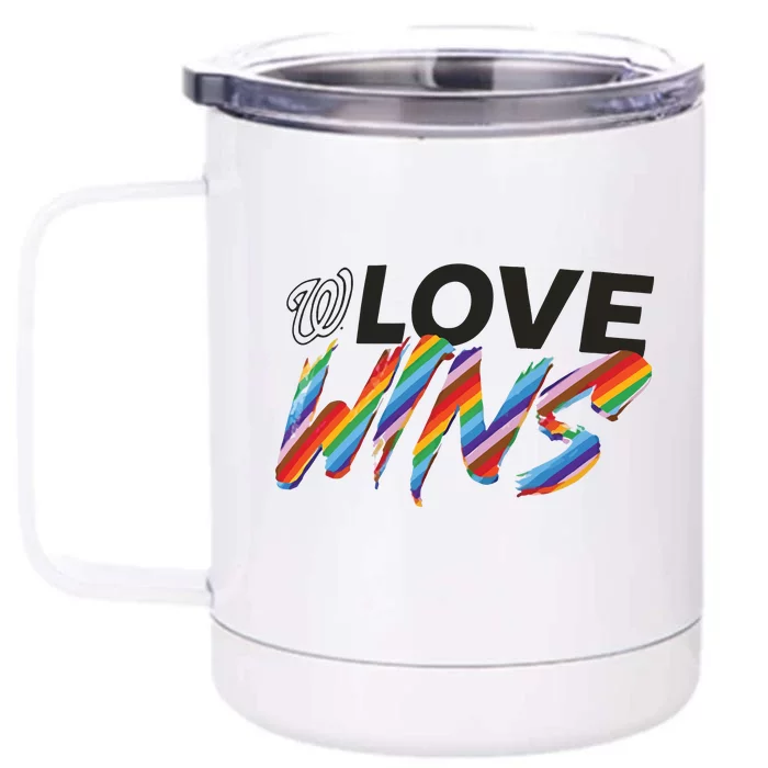 Washington Nationals Fanatics Branded Love Wins Front & Back 12oz Stainless Steel Tumbler Cup