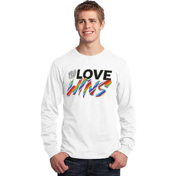 Washington Nationals Fanatics Branded Love Wins Tall Long Sleeve T-Shirt