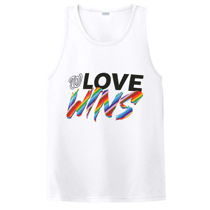 Washington Nationals Fanatics Branded Love Wins Performance Tank