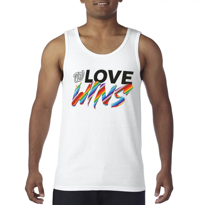 Washington Nationals Fanatics Branded Love Wins Tank Top