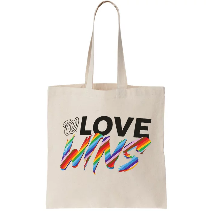 Washington Nationals Fanatics Branded Love Wins Tote Bag