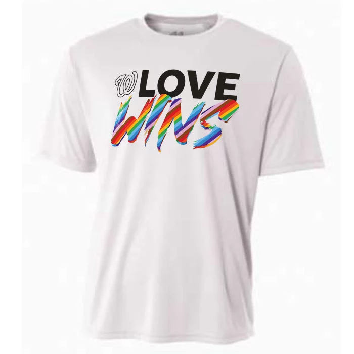 Washington Nationals Fanatics Branded Love Wins Cooling Performance Crew T-Shirt