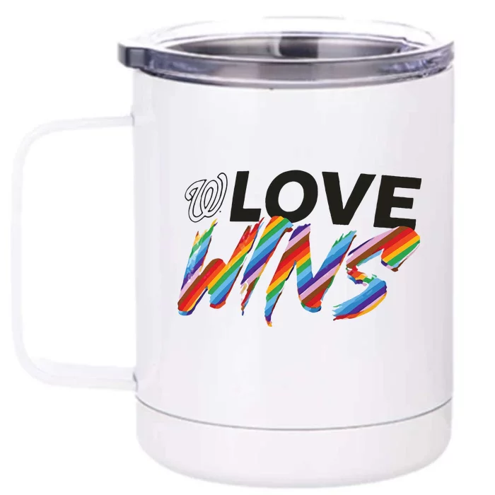 Washington Nationals Fanatics Branded Love Wins Front & Back 12oz Stainless Steel Tumbler Cup