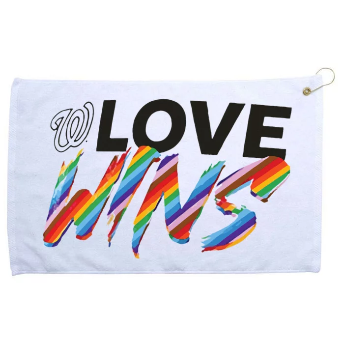 Washington Nationals Fanatics Branded Love Wins Grommeted Golf Towel