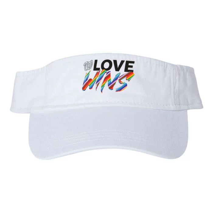 Washington Nationals Fanatics Branded Love Wins Valucap Bio-Washed Visor