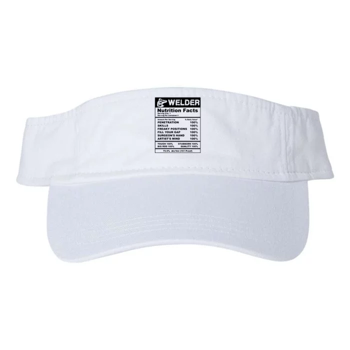 Welder Nutrition Facts Welder Valucap Bio-Washed Visor