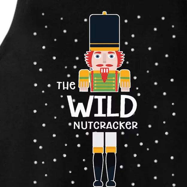 Wild Nutcracker Family Matching Funny Pajama Ladies Tri-Blend Wicking Tank