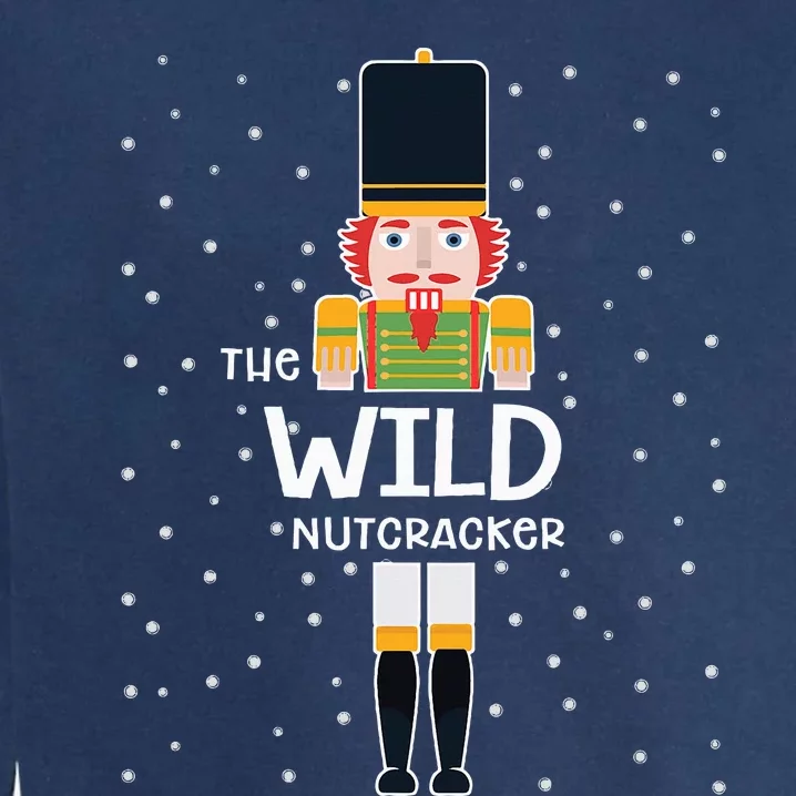 Wild Nutcracker Family Matching Funny Pajama Garment-Dyed Sweatshirt