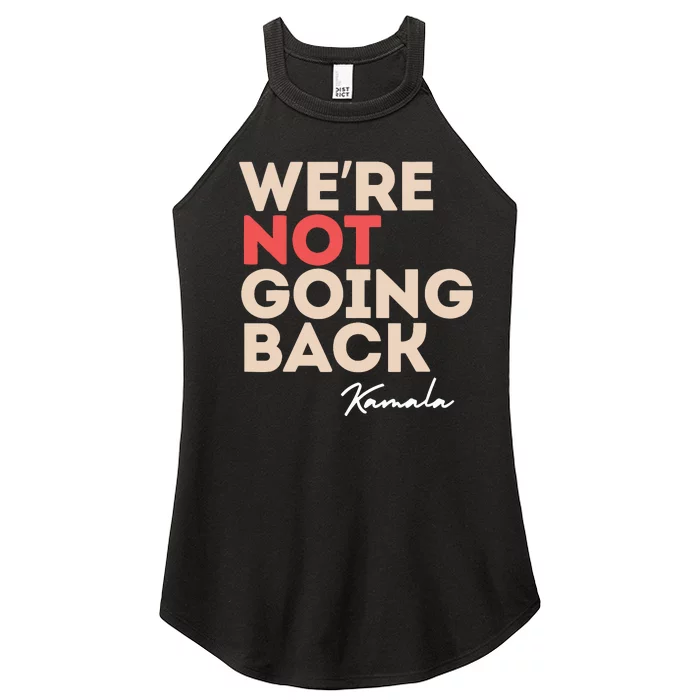 Were Not Going Back Women’s Perfect Tri Rocker Tank