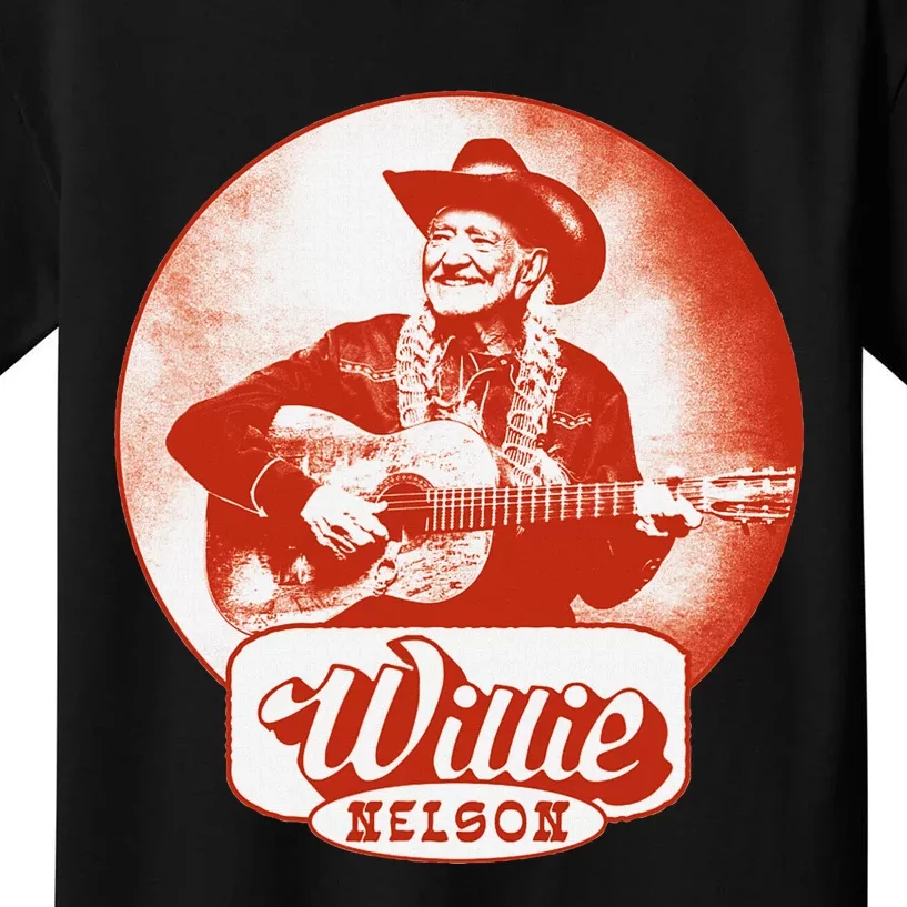 W.I.L.L.I.E Nelson Guitar Photo Kids T-Shirt