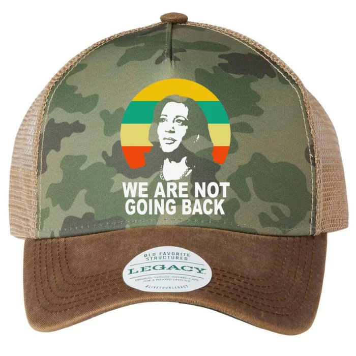 WeRe Not Going Back Vote For 2024 President Kamala Harris Legacy Tie Dye Trucker Hat