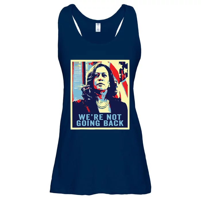 Were Not Going Back Vote For 2024 President Kamalaharris Ladies Essential Flowy Tank