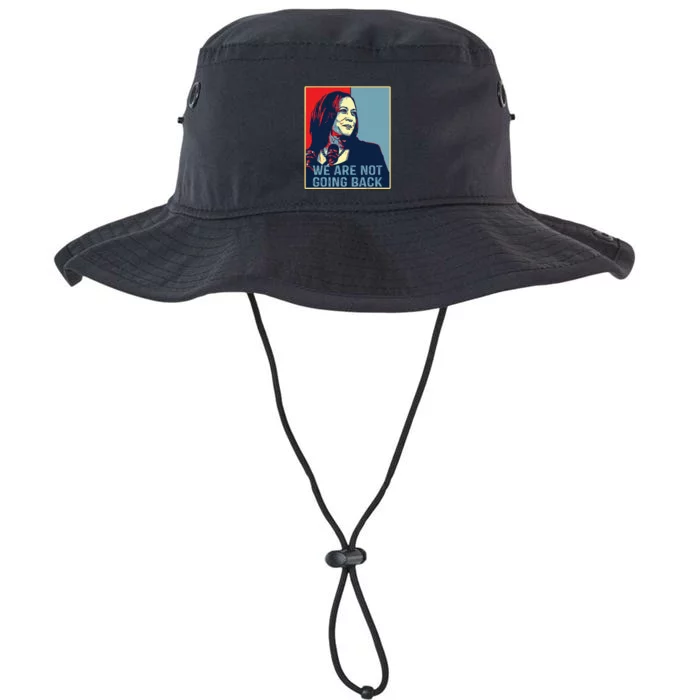 Were Not Going Back Kamala Harris For President 2024 Legacy Cool Fit Booney Bucket Hat