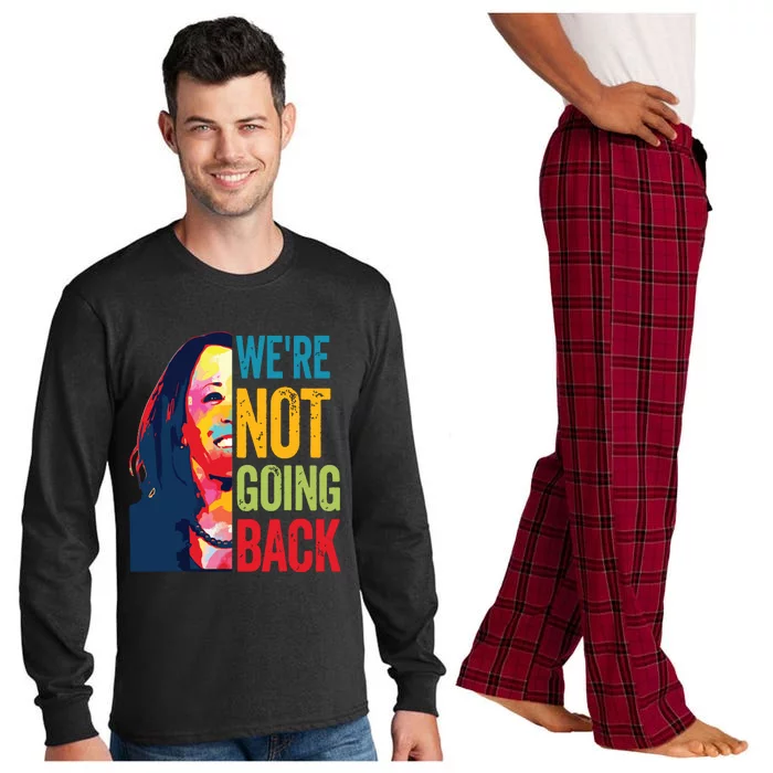 Were Not Going Back Women Feminist 2024 Long Sleeve Pajama Set