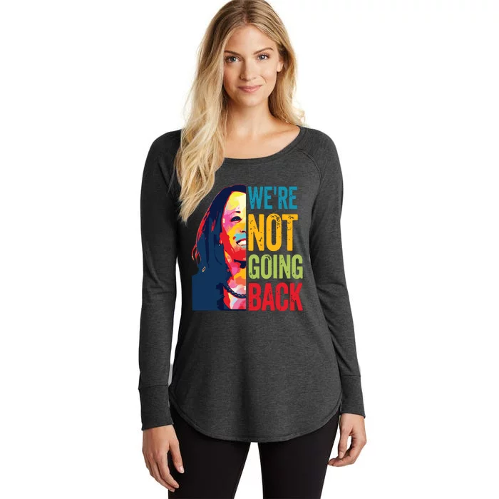 Were Not Going Back Women Feminist 2024 Women's Perfect Tri Tunic Long Sleeve Shirt