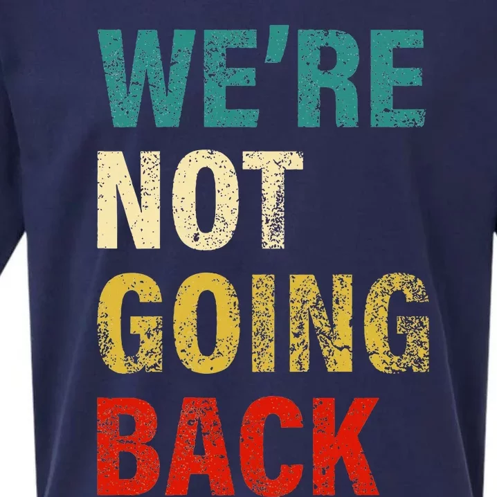 WeRe Not Going Back 2024 Sueded Cloud Jersey T-Shirt