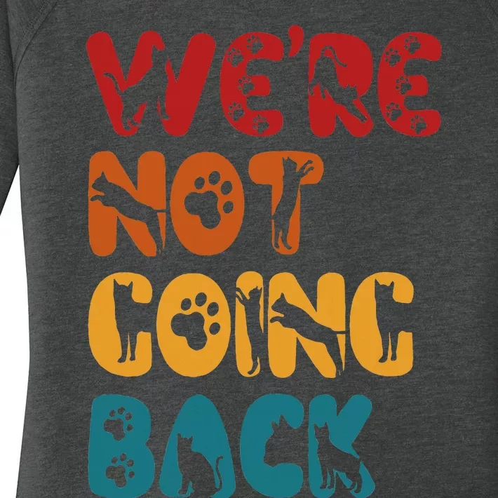 Were Not Going Back Feminist 2024 Women's Perfect Tri Tunic Long Sleeve Shirt