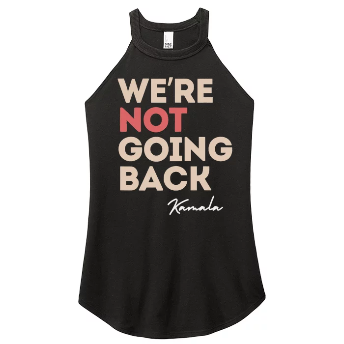 WeRe Not Going Back Women’s Perfect Tri Rocker Tank