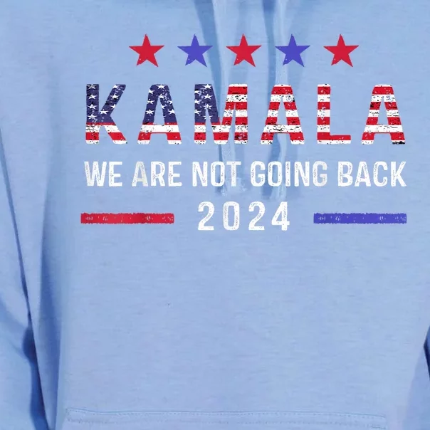 Were Not Going Back Kamala Harris For President 2024 Unisex Surf Hoodie