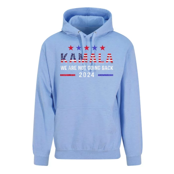 Were Not Going Back Kamala Harris For President 2024 Unisex Surf Hoodie