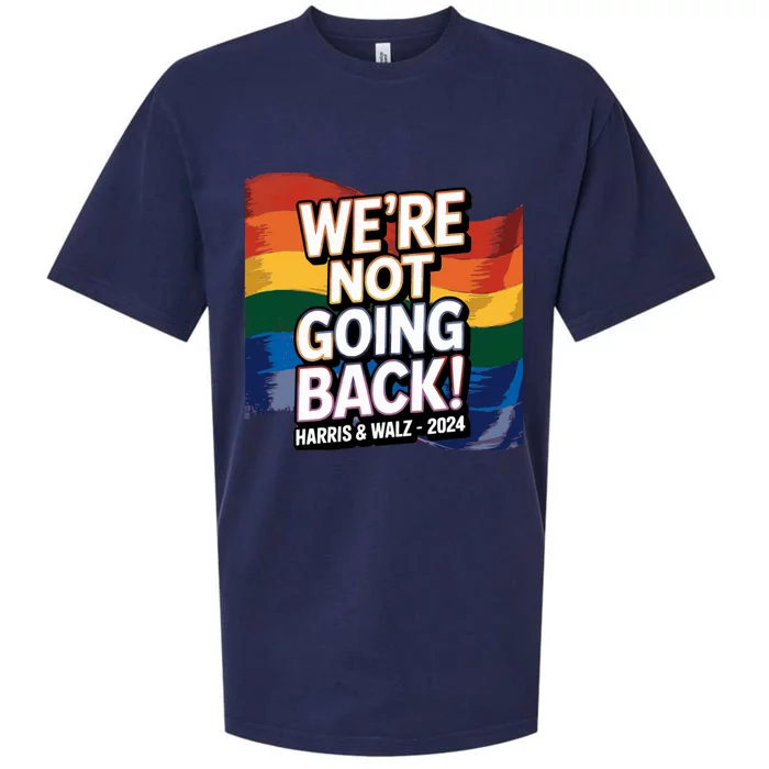 We’Re Not Going Back Pride Harris And Walz Vote In 2024 Sueded Cloud Jersey T-Shirt