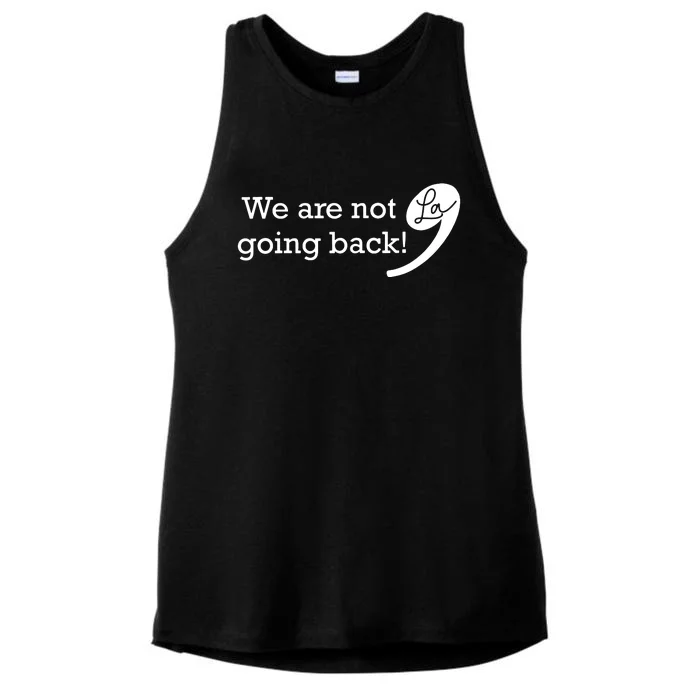 Were Not Going Back Vote For 2024 President Kamalaharris Ladies Tri-Blend Wicking Tank