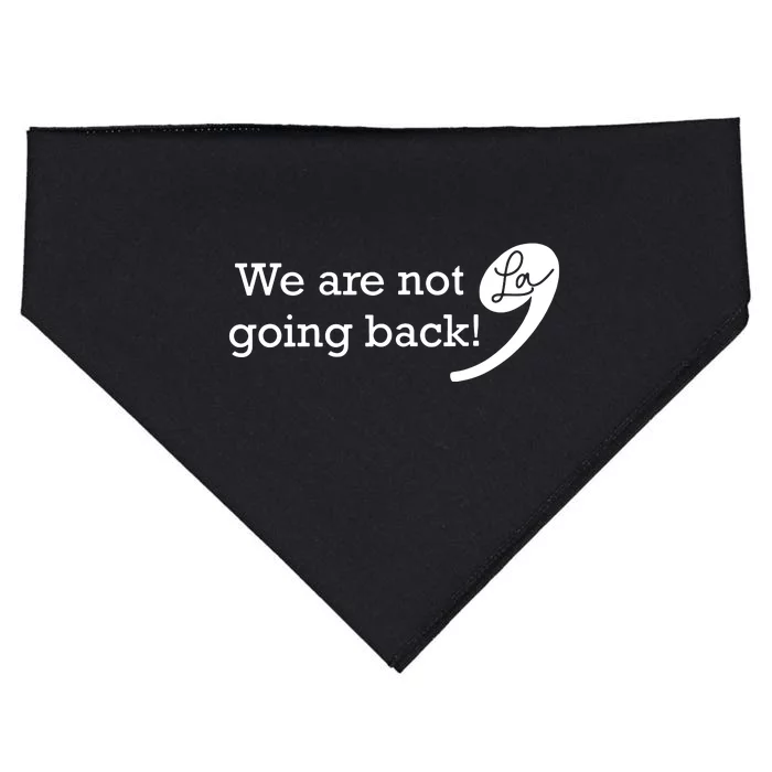 Were Not Going Back Vote For 2024 President Kamalaharris USA-Made Doggie Bandana