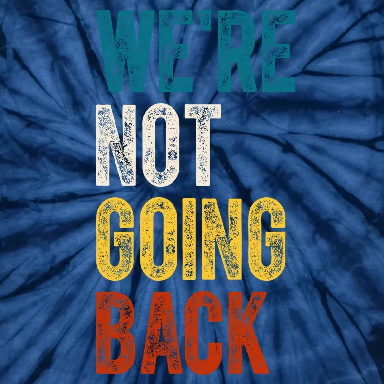 Were Not Going Back Election 2024 Tie-Dye T-Shirt