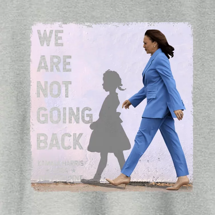 WeRe Not Going Back Kamala Harris Vote Usa President 2024 Gift Women's Crop Top Tee