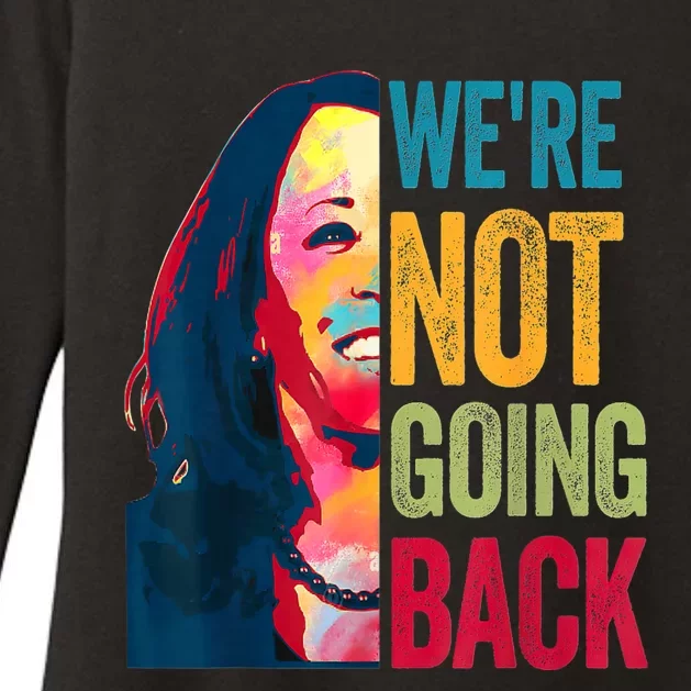 WeRe Not Going Back Womens CVC Long Sleeve Shirt