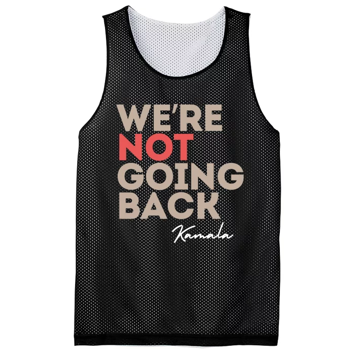 WeRe Not Going Back Kamala Mesh Reversible Basketball Jersey Tank