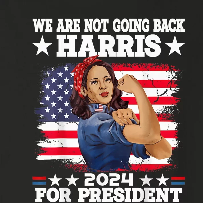 WeRe Not Going Back Vote For 2024 President Kamala Usa President Kamalaharris Toddler Long Sleeve Shirt