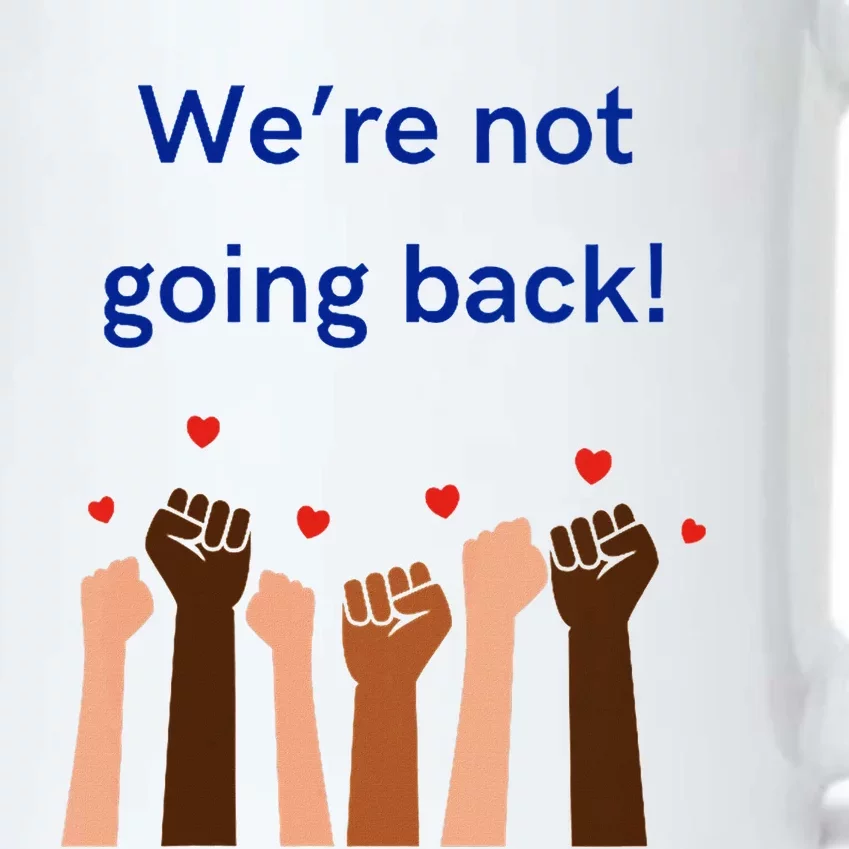 WeRe Not Going Back! V Neck Black Color Changing Mug