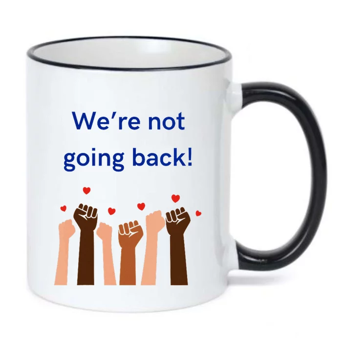 WeRe Not Going Back! V Neck Black Color Changing Mug