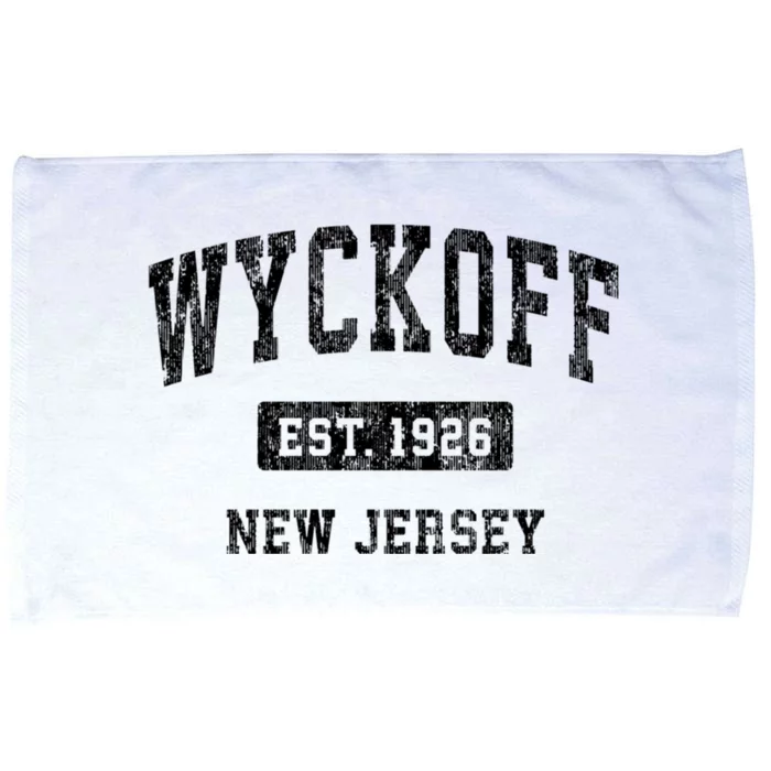 Wyckoff New Jersey Nj Vintage Sports Microfiber Hand Towel