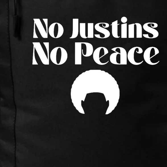 Wo No Justins No Peace Three Tennessee Freedom of Speech Daily Commute Backpack