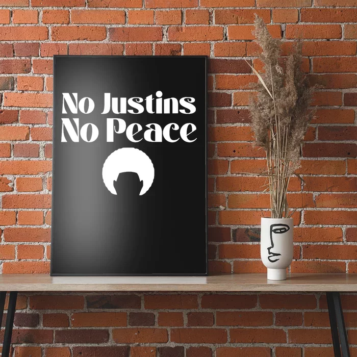 Wo No Justins No Peace Three Tennessee Freedom of Speech Poster