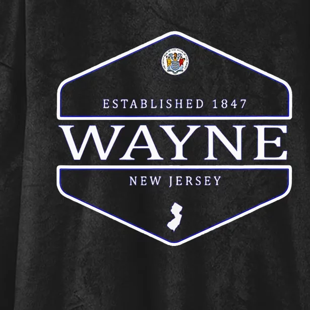 Wayne New Jersey Wayne Nj Hooded Wearable Blanket