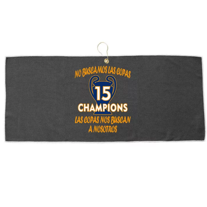 WeRe Not Looking For The Cups. 15 Times Champions Large Microfiber Waffle Golf Towel