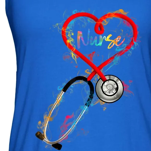 Watercol Nurse Life Nursing Nurse Week 2024 Ladies Essential Flowy Tank