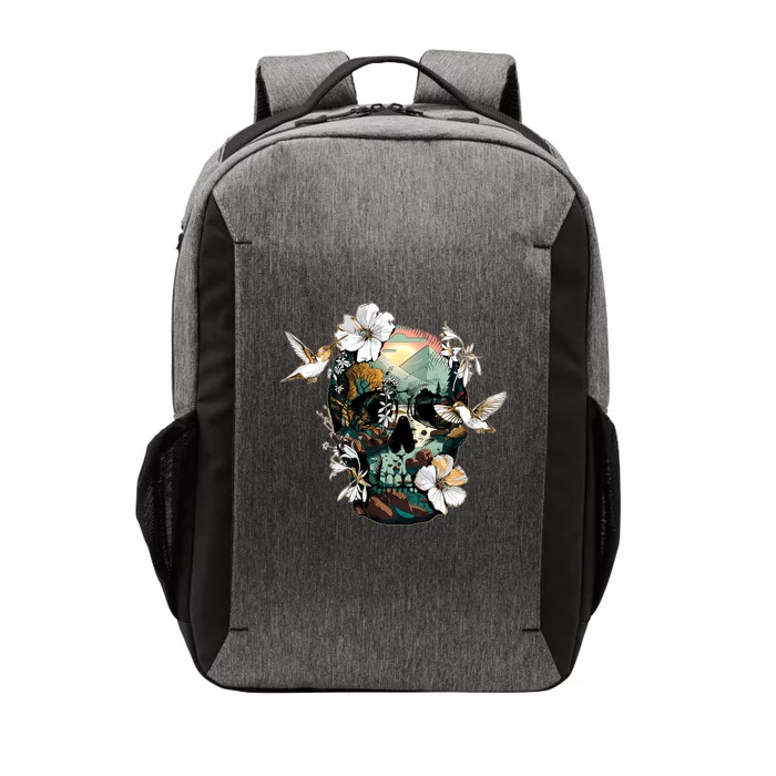 Wilderness Nature Lover Skull Vector Backpack