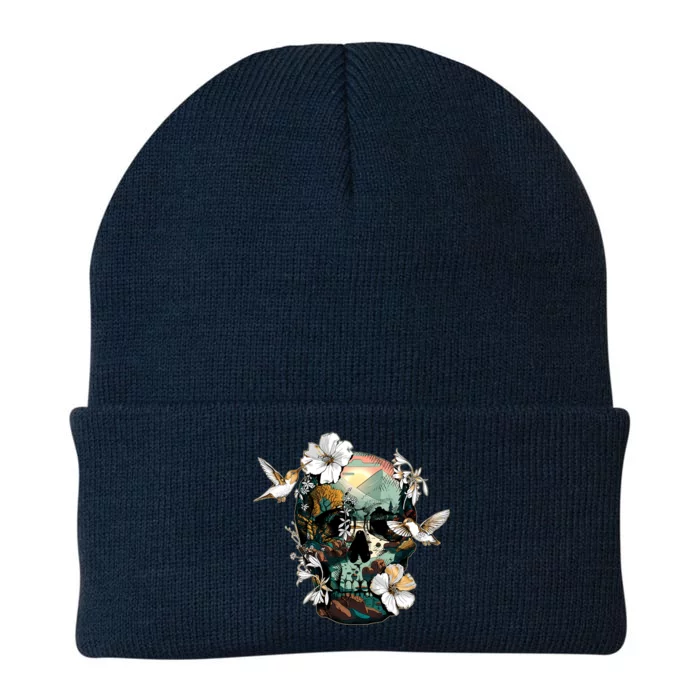 Wilderness Nature Lover Skull Knit Cap Winter Beanie