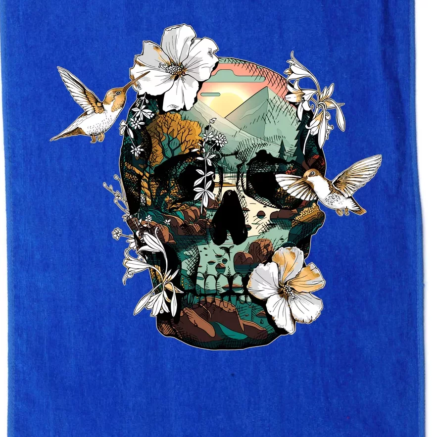 Wilderness Nature Lover Skull Platinum Collection Golf Towel