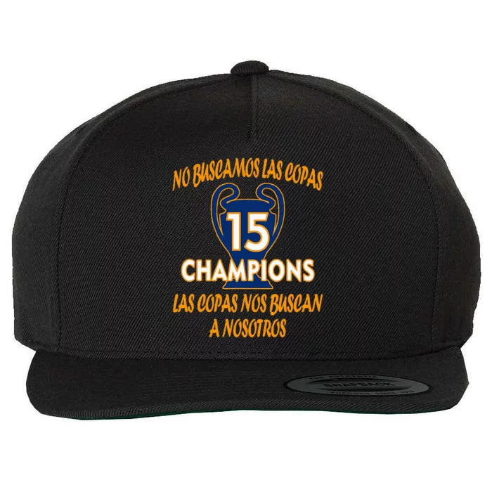 WeRe Not Looking For The Cups. 15 Times Champions Wool Snapback Cap