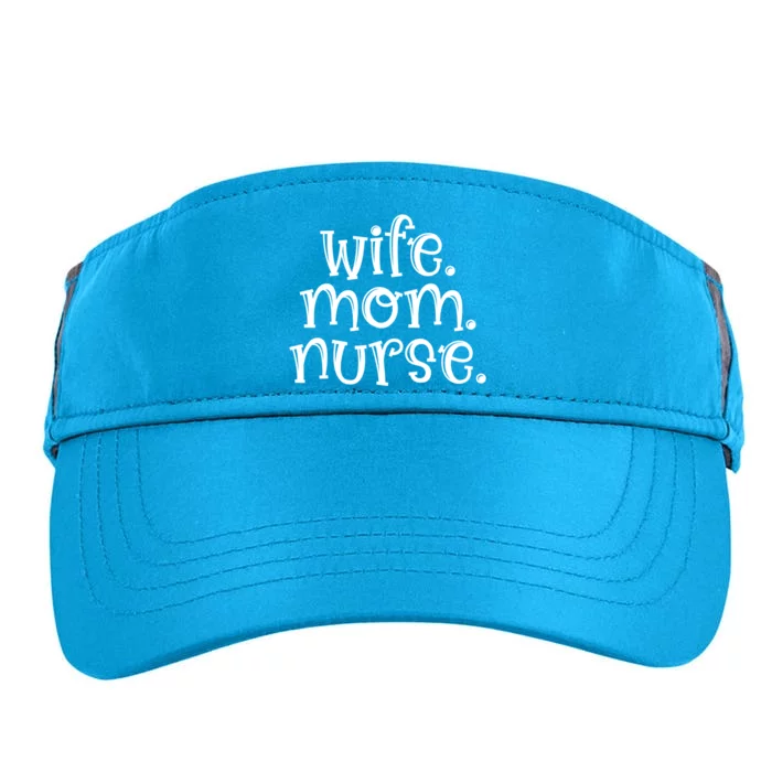 Wife Nurse Mom Gift Wife Mom Nurse Gift Adult Drive Performance Visor